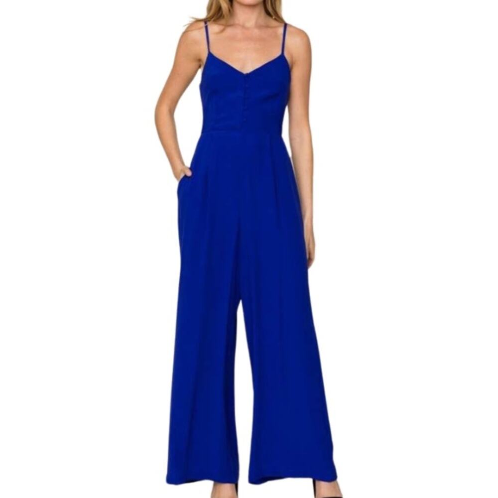 Yumi Kim Brooklyn Night Jumpsuit - Royal Blue Size XL
